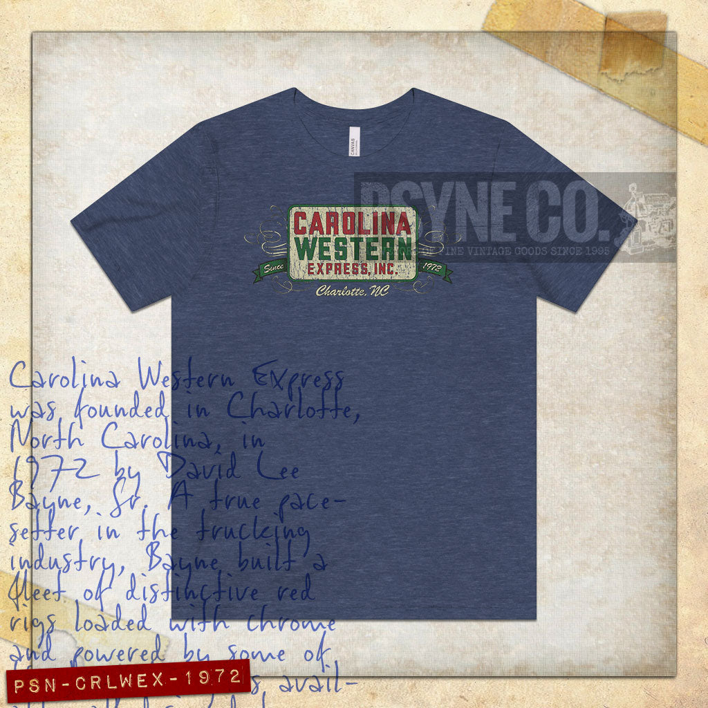 Carolina Western Express 1972 Vintage Men's T-Shirt