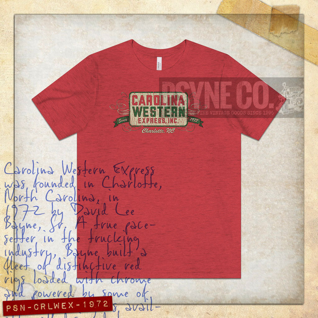 Carolina Western Express 1972 Vintage Men's T-Shirt