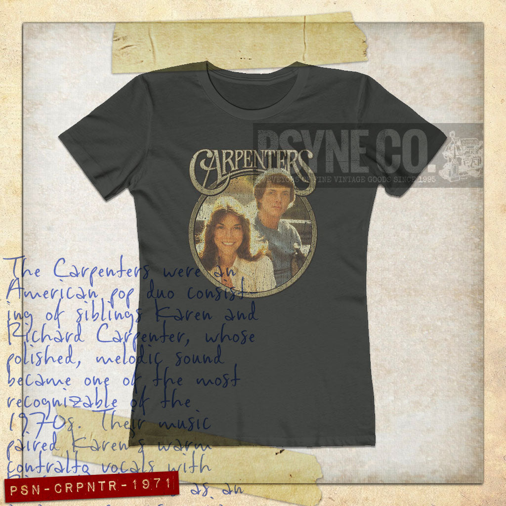 Carpenters 1971 Vintage Women's T-Shirt