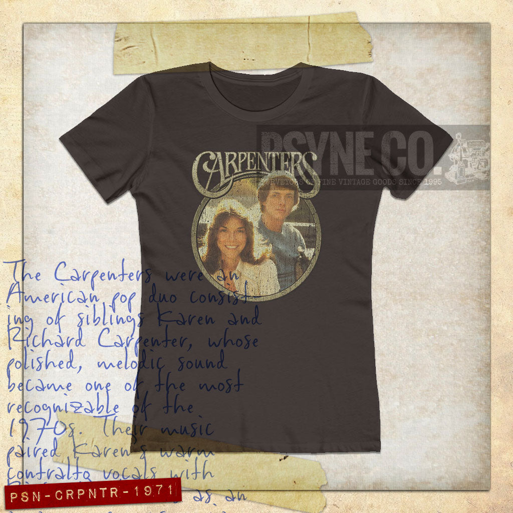 Carpenters 1971 Vintage Women's T-Shirt