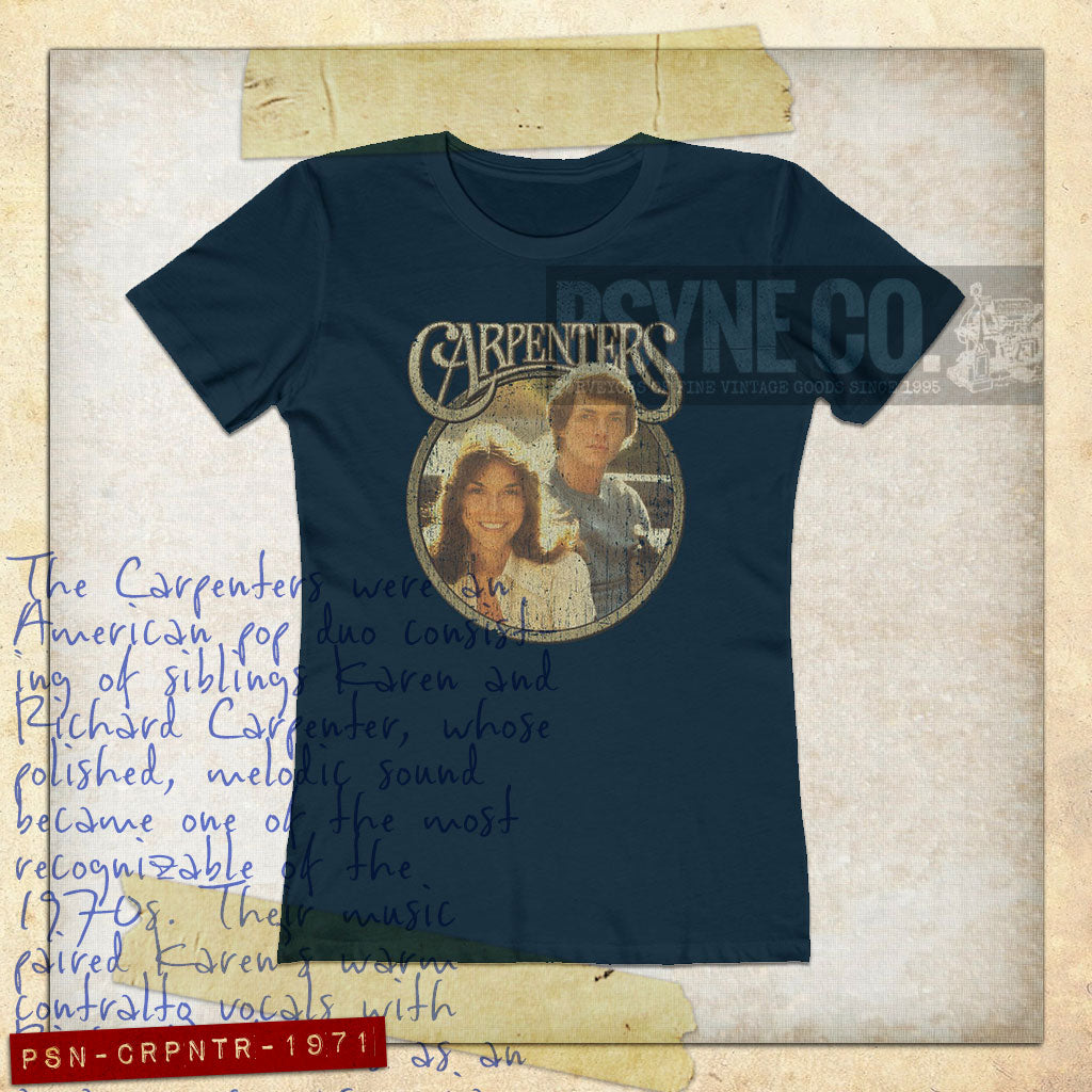 Carpenters 1971 Vintage Women's T-Shirt