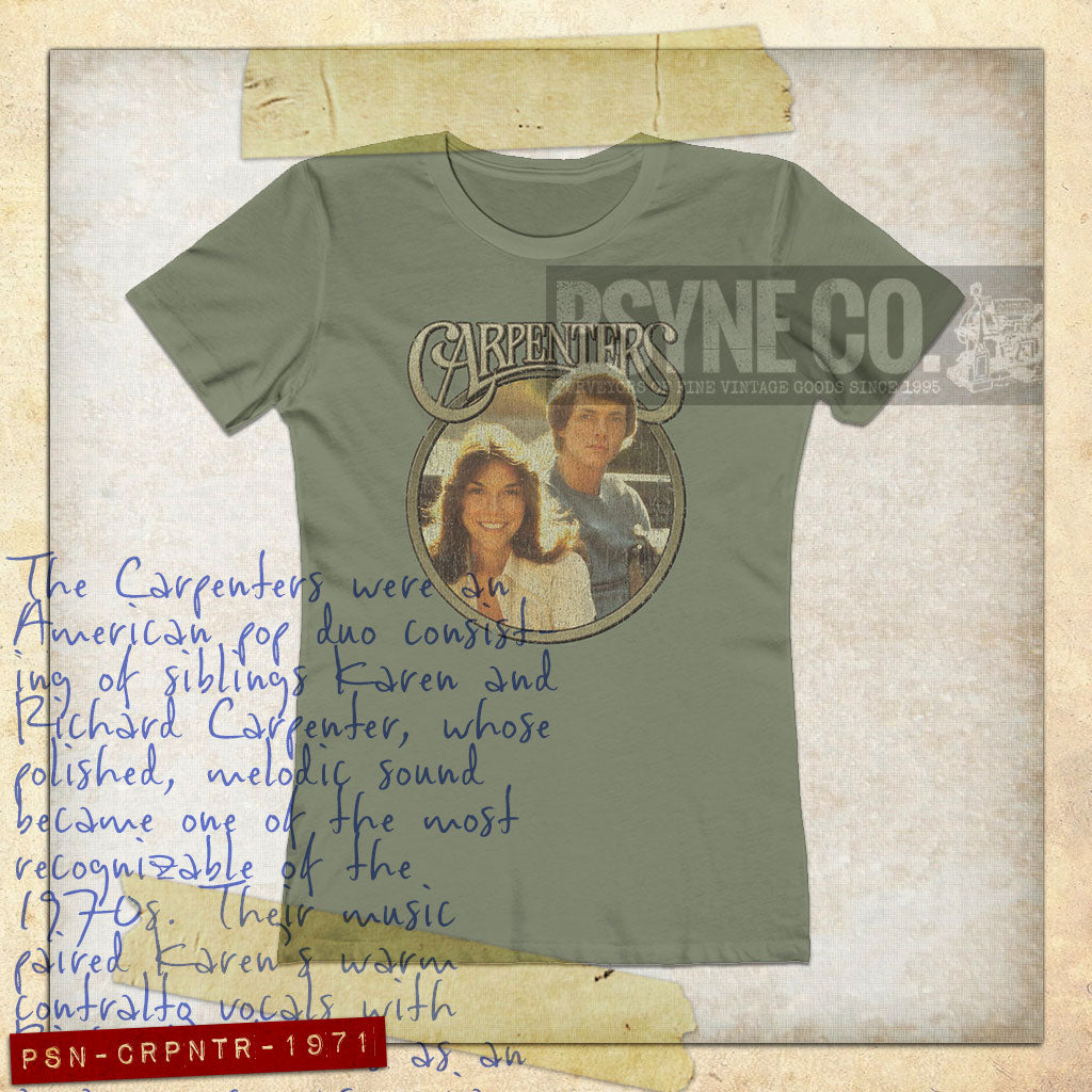 Carpenters 1971 Vintage Women's T-Shirt