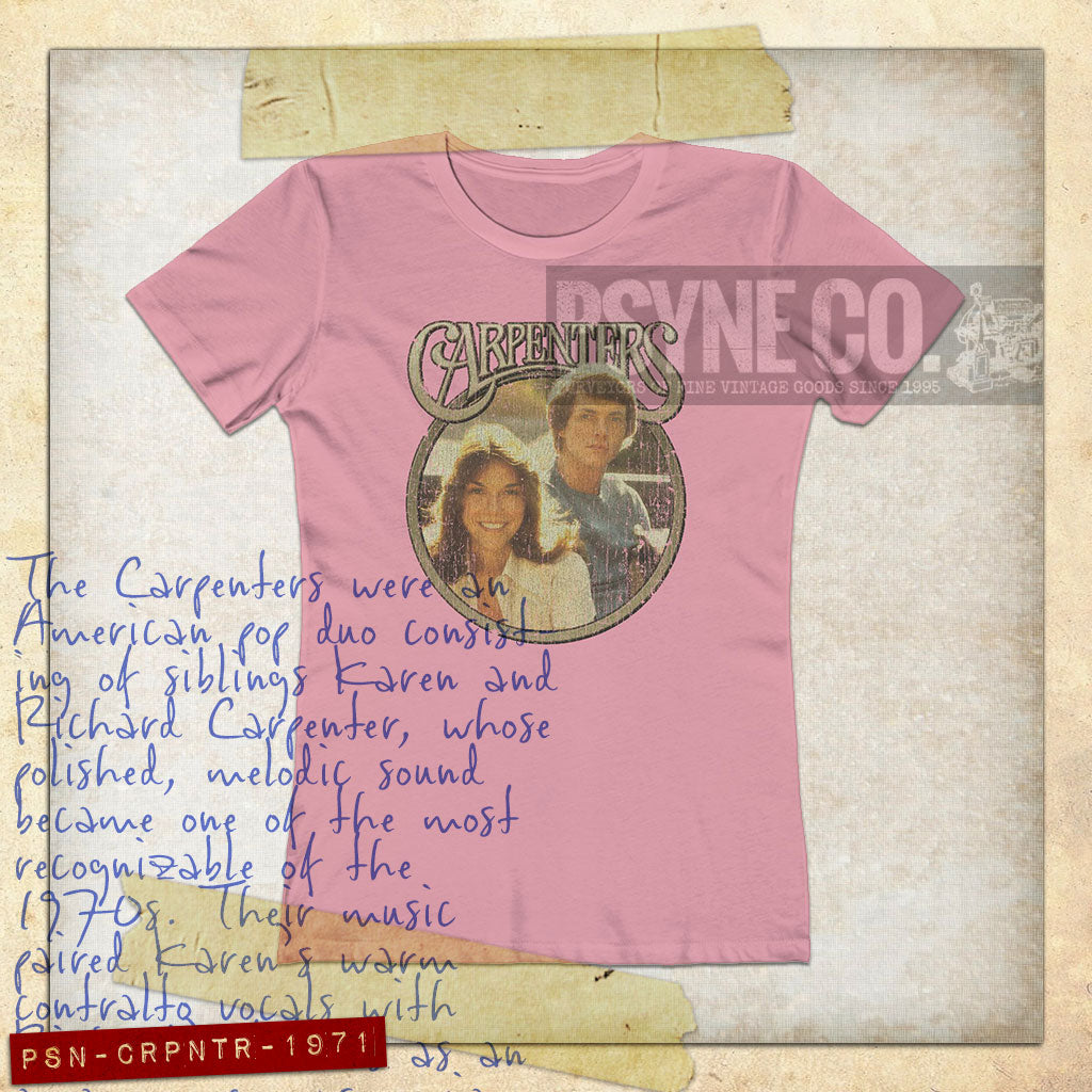Carpenters 1971 Vintage Women's T-Shirt