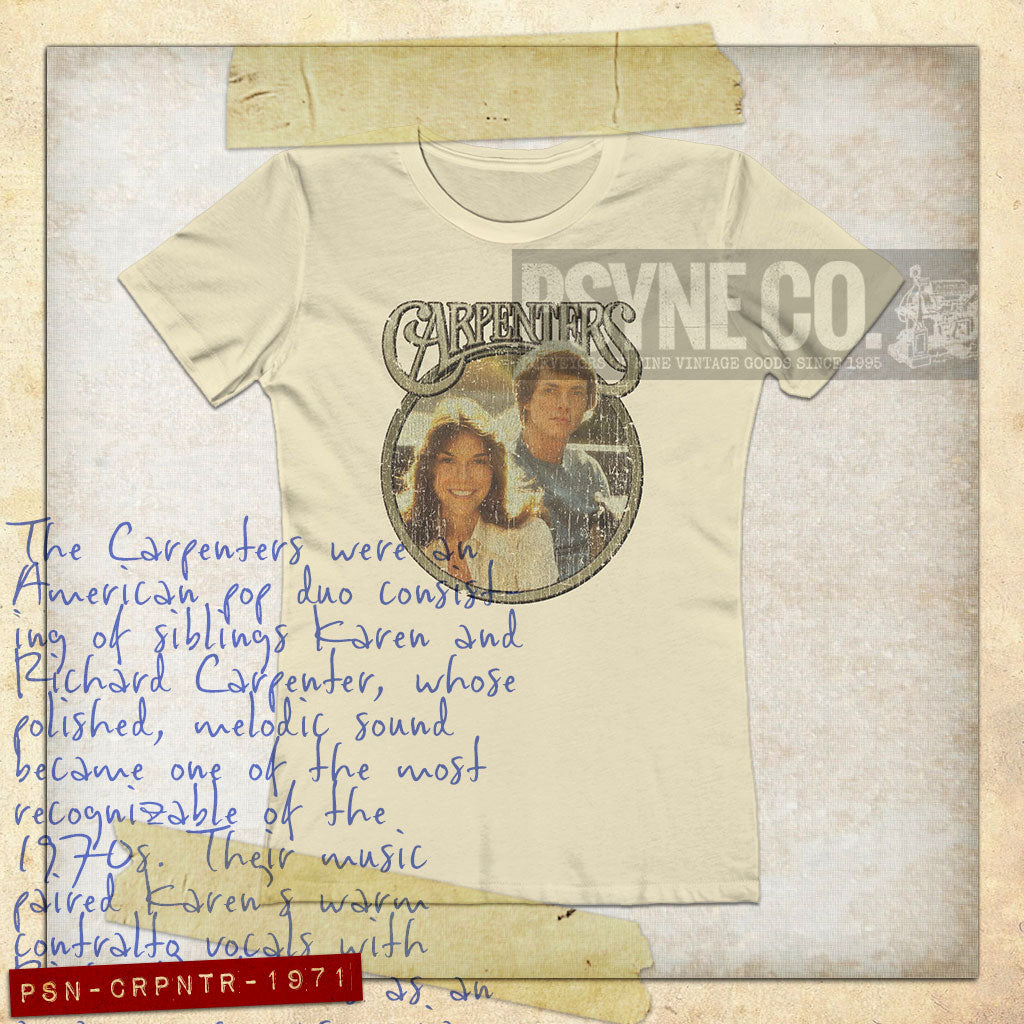 Carpenters 1971 Vintage Women's T-Shirt