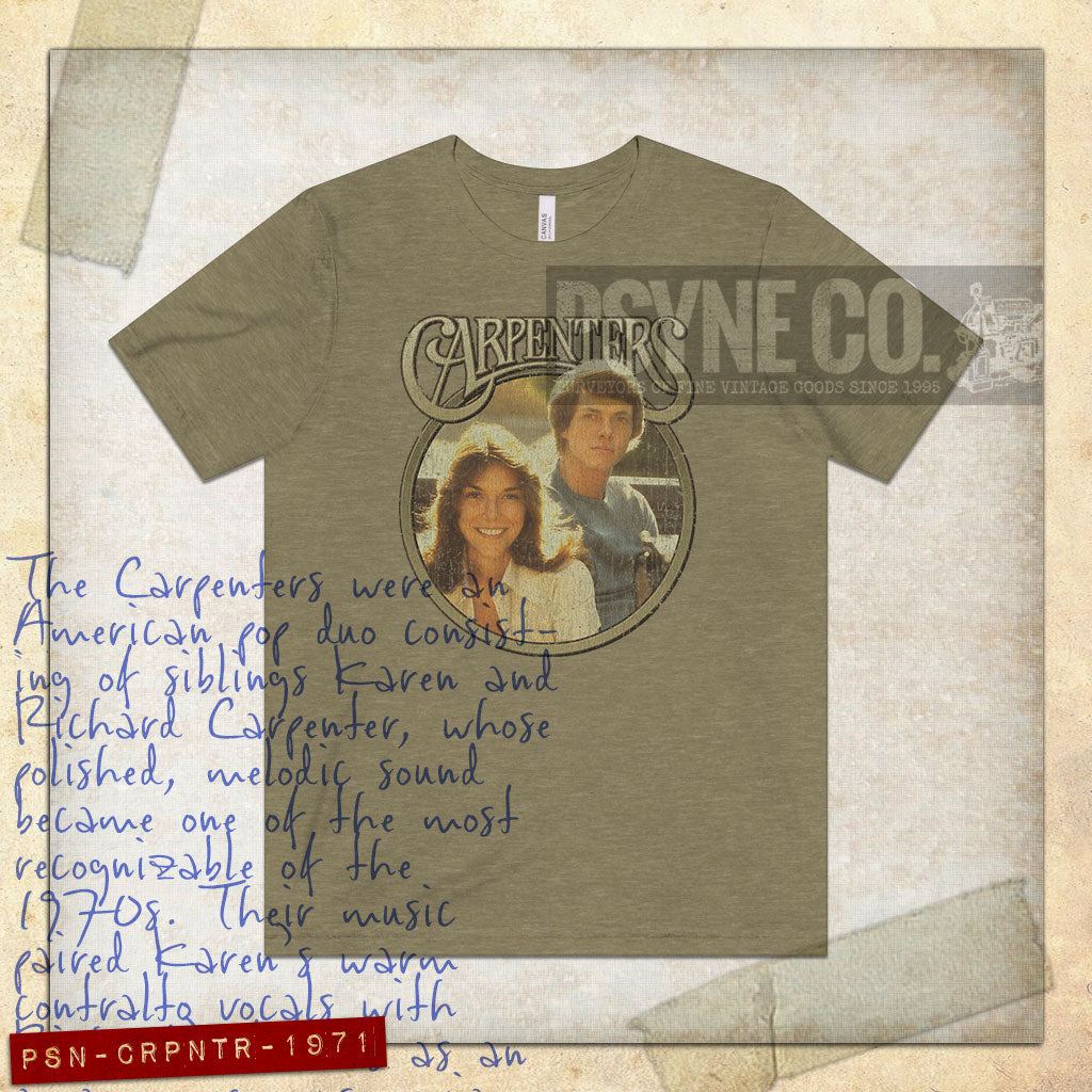 Carpenters 1971 Vintage Men's T-Shirt