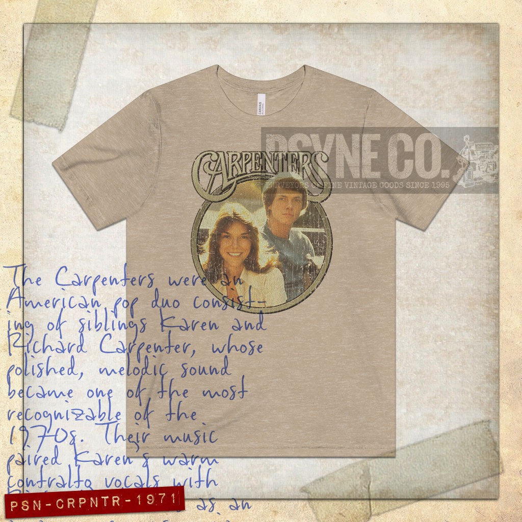 Carpenters 1971 Vintage Men's T-Shirt