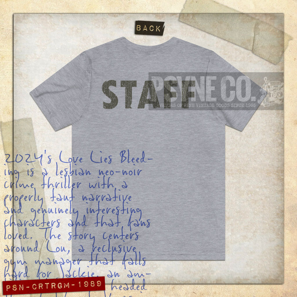 Crater Gym Staff 1989 F/B Vintage Men's T-Shirt