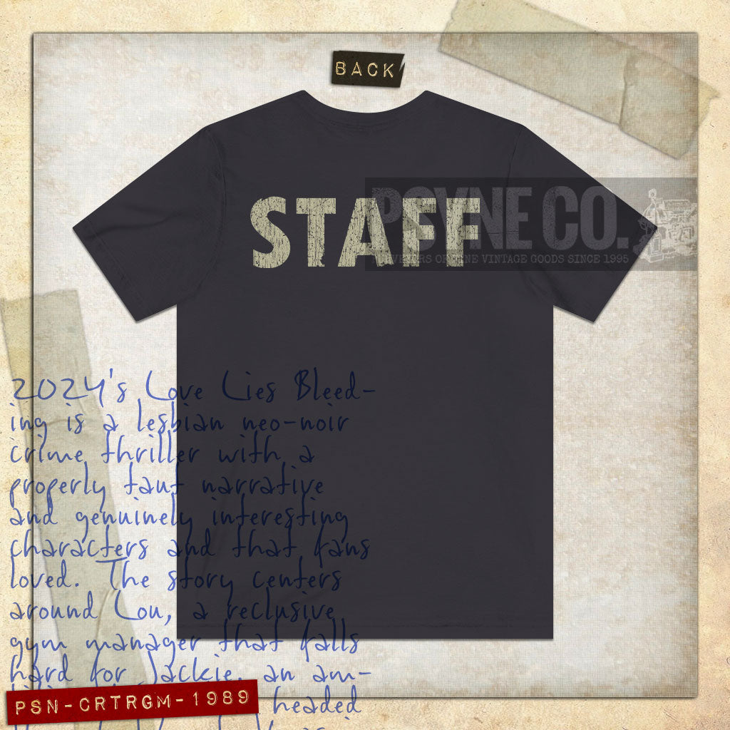 Crater Gym Staff 1989 F/B Vintage Men's T-Shirt