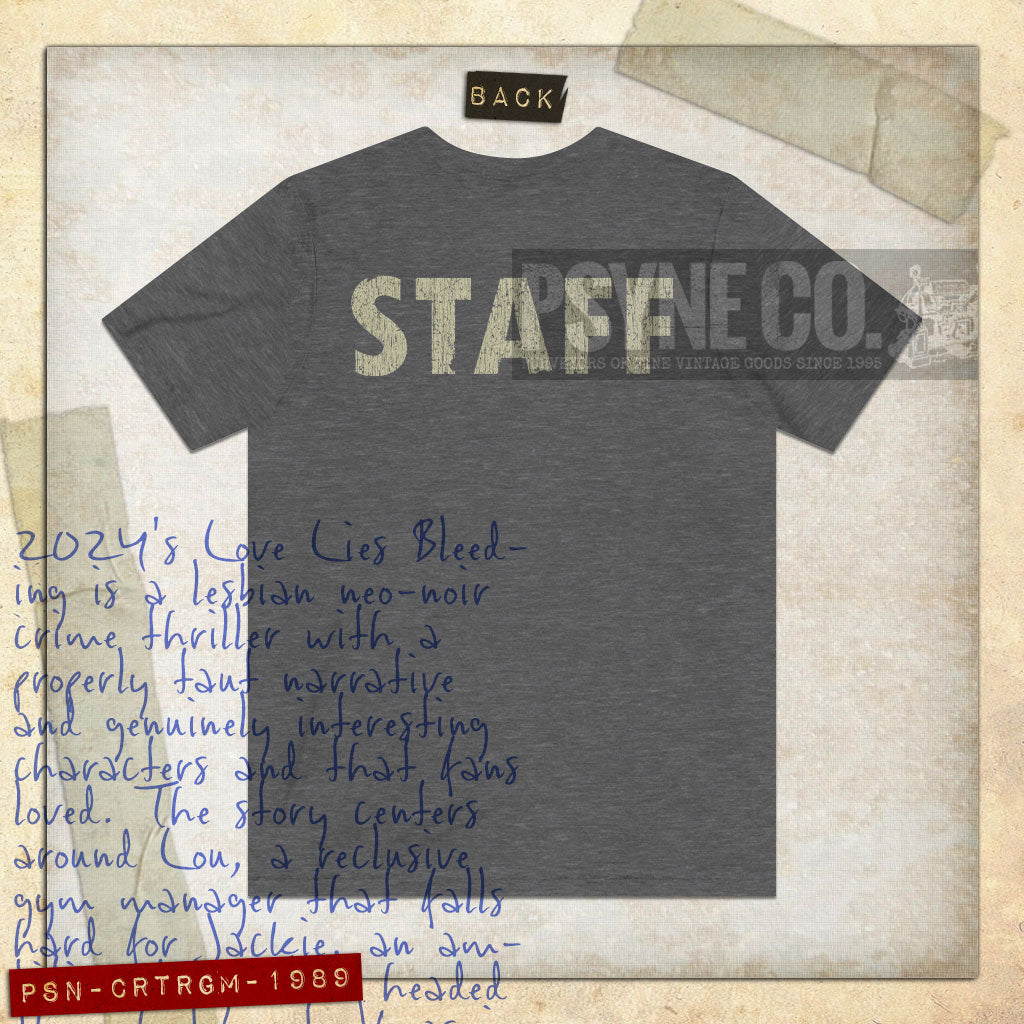 Crater Gym Staff 1989 F/B Vintage Men's T-Shirt
