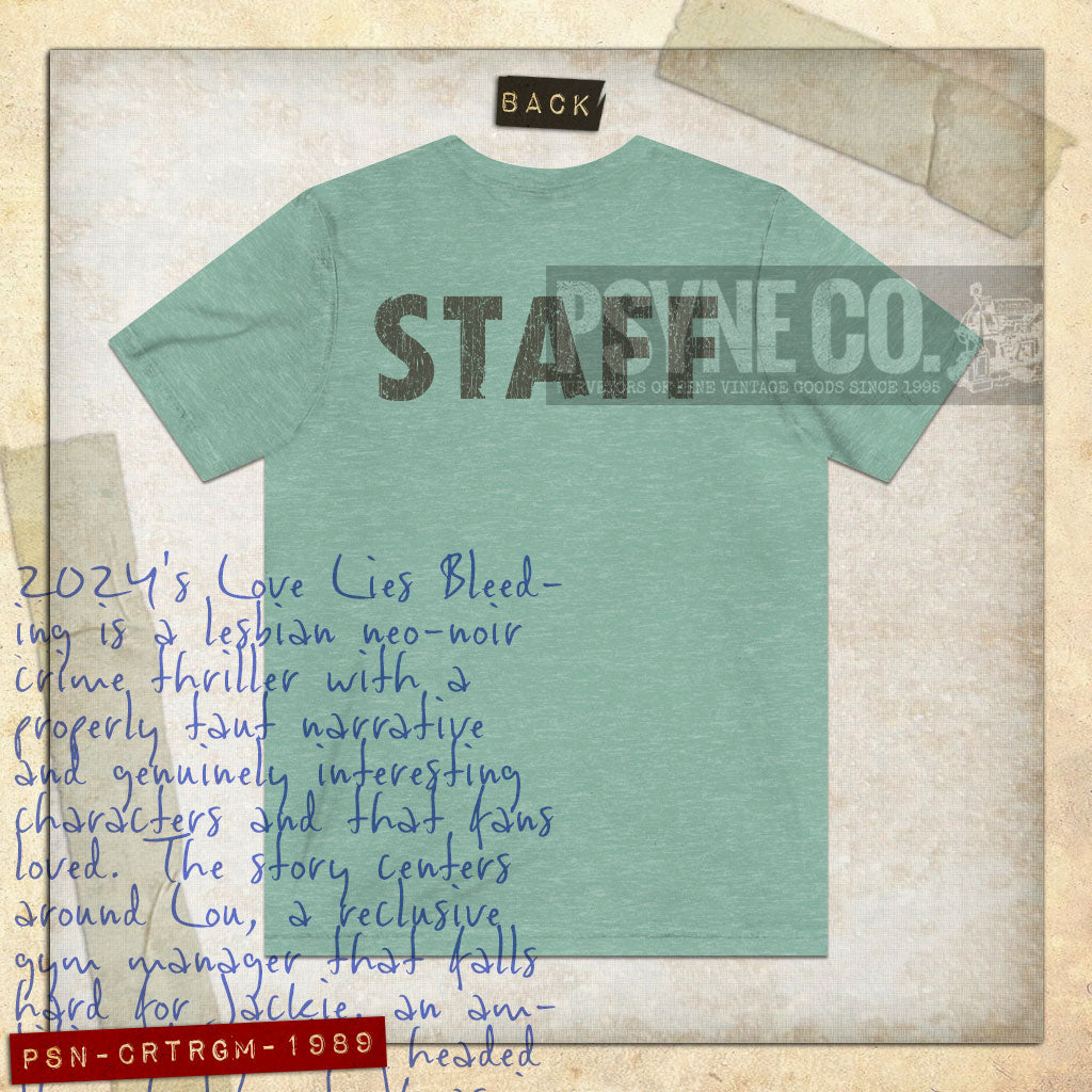 Crater Gym Staff 1989 F/B Vintage Men's T-Shirt