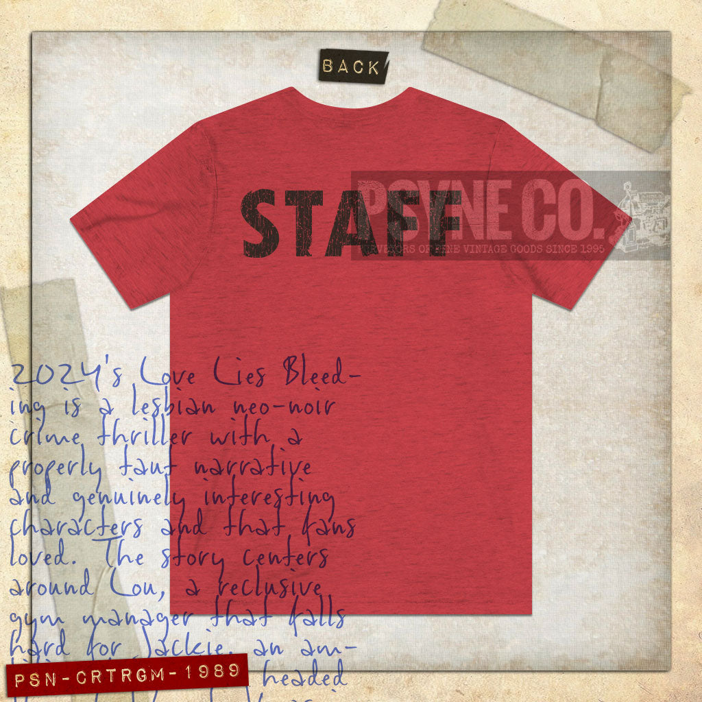 Crater Gym Staff 1989 F/B Vintage Men's T-Shirt