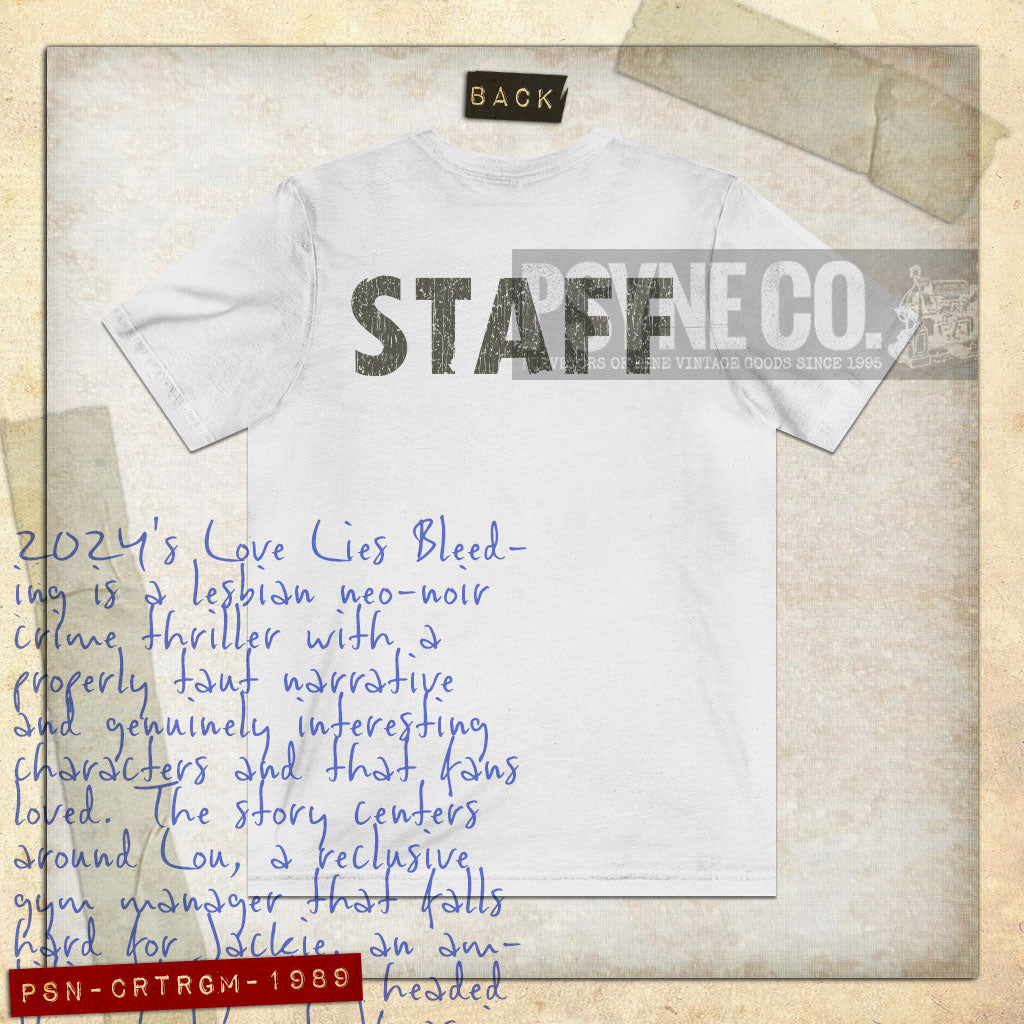 Crater Gym Staff 1989 F/B Vintage Men's T-Shirt