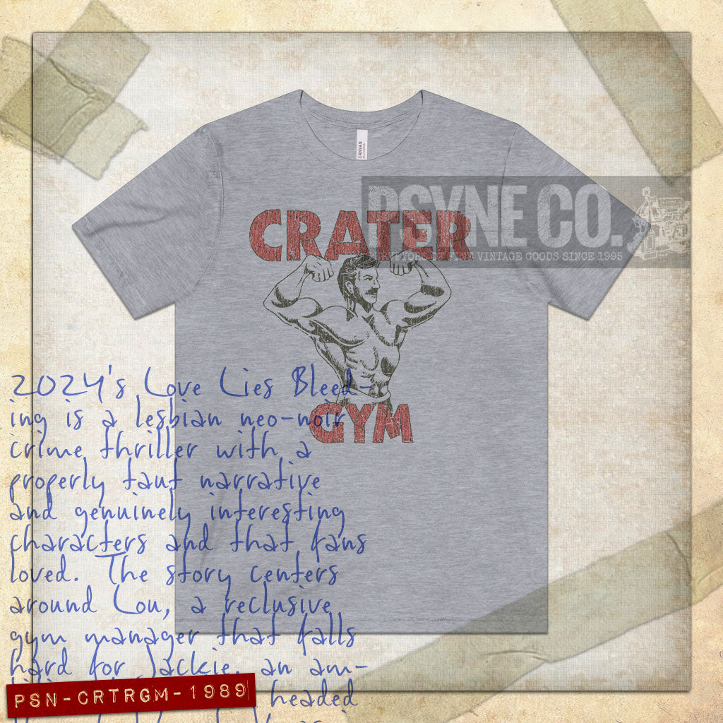 Crater Gym Staff 1989 F/B Vintage Men's T-Shirt