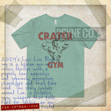 Crater Gym Staff 1989 F/B Vintage Men's T-Shirt