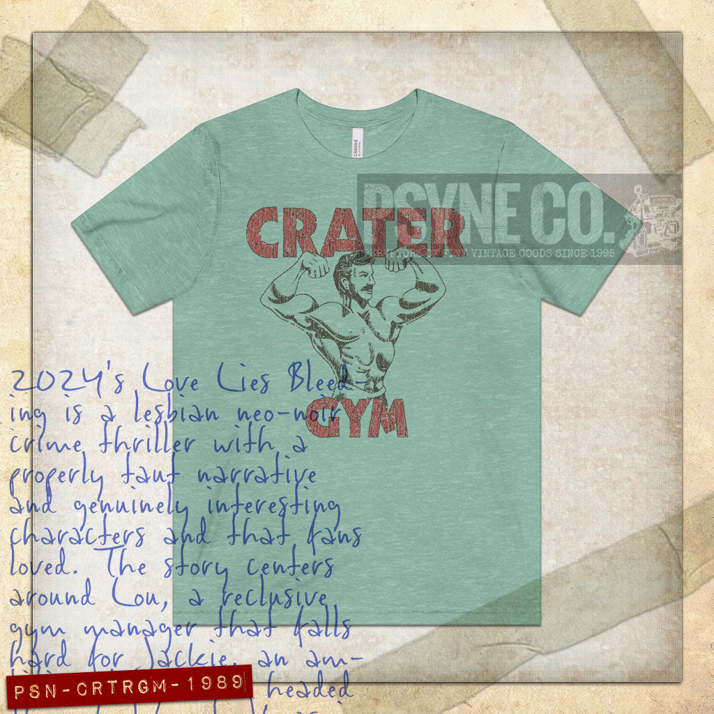 Crater Gym Staff 1989 F/B Vintage Men's T-Shirt