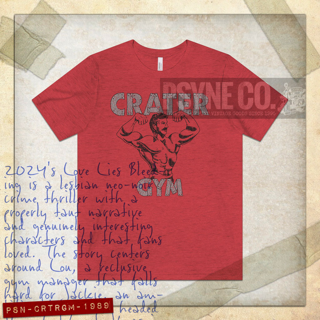 Crater Gym Staff 1989 F/B Vintage Men's T-Shirt