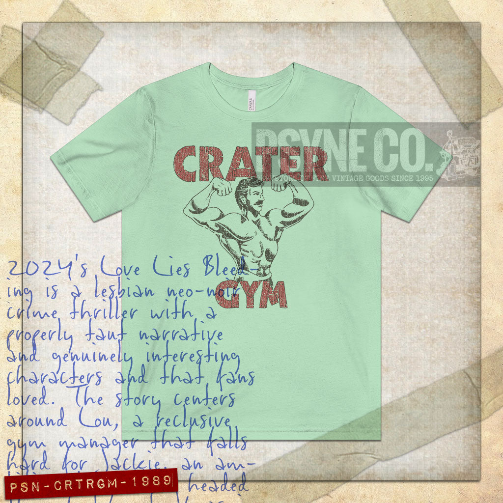Crater Gym Staff 1989 F/B Vintage Men's T-Shirt