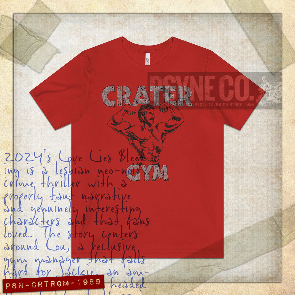 Crater Gym Staff 1989 F/B Vintage Men's T-Shirt