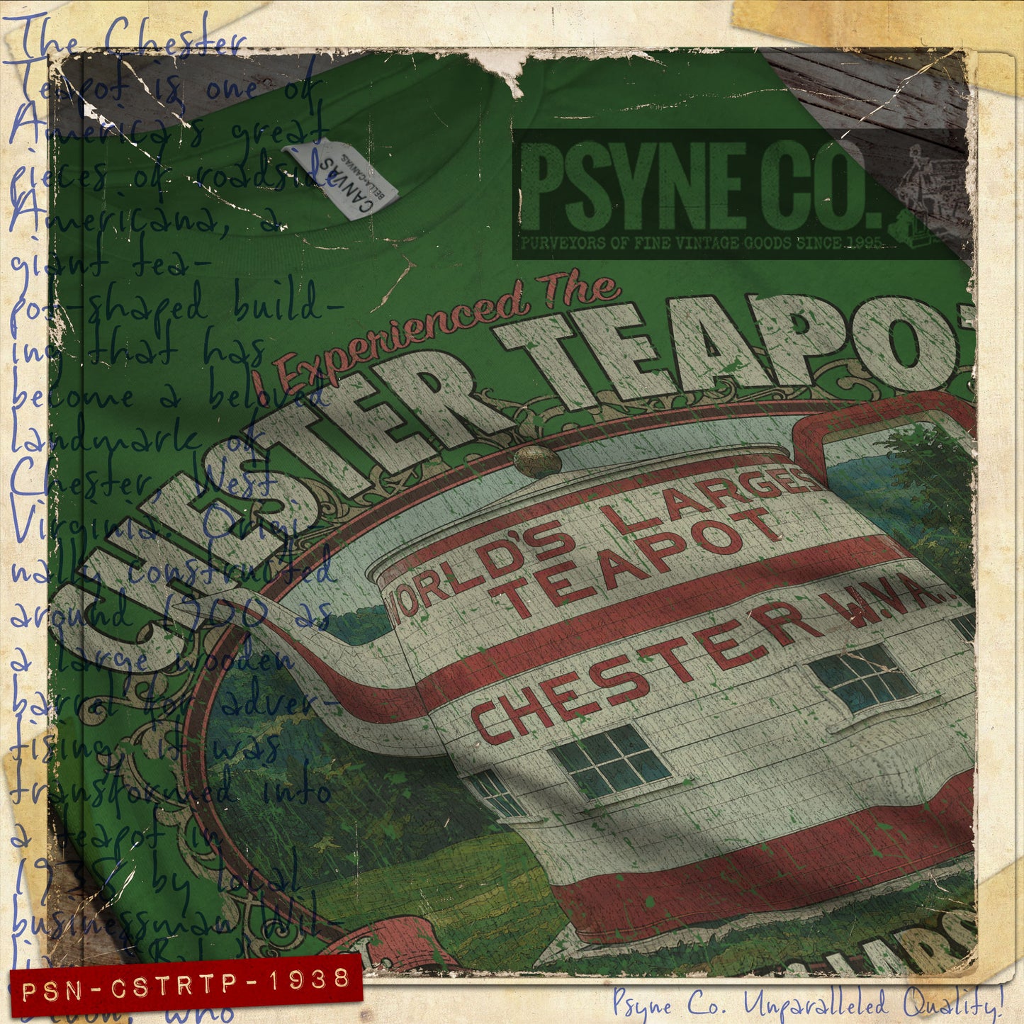 The Chester Teapot 1938 Vintage Men's T-Shirt