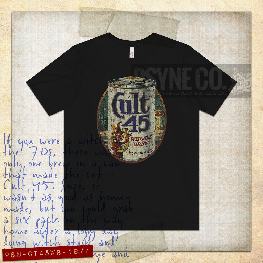 Cult 45 Witches Brew 1974 Vintage Men's T-Shirt