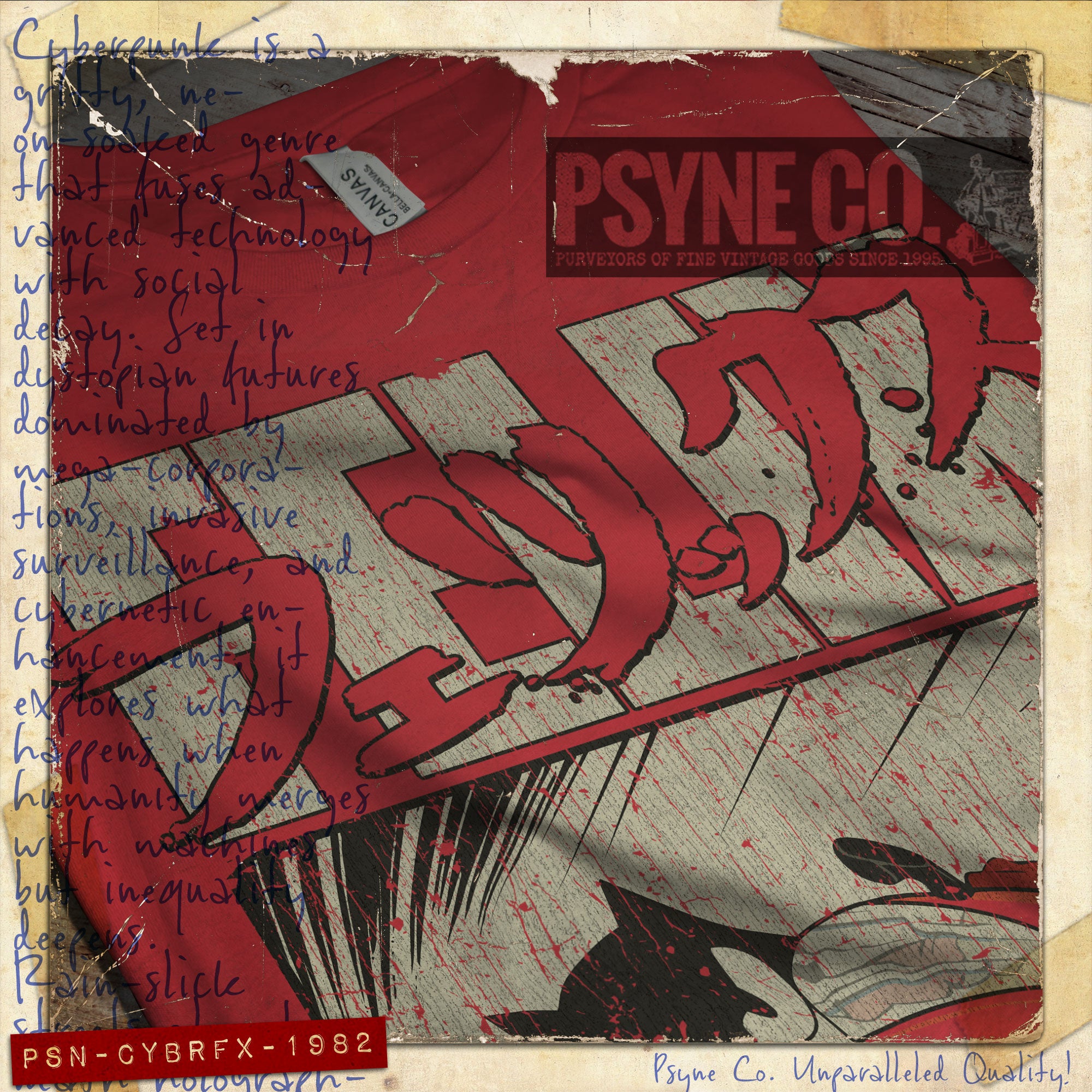 Cyberfelix 1982 Vintage Men's T-Shirt