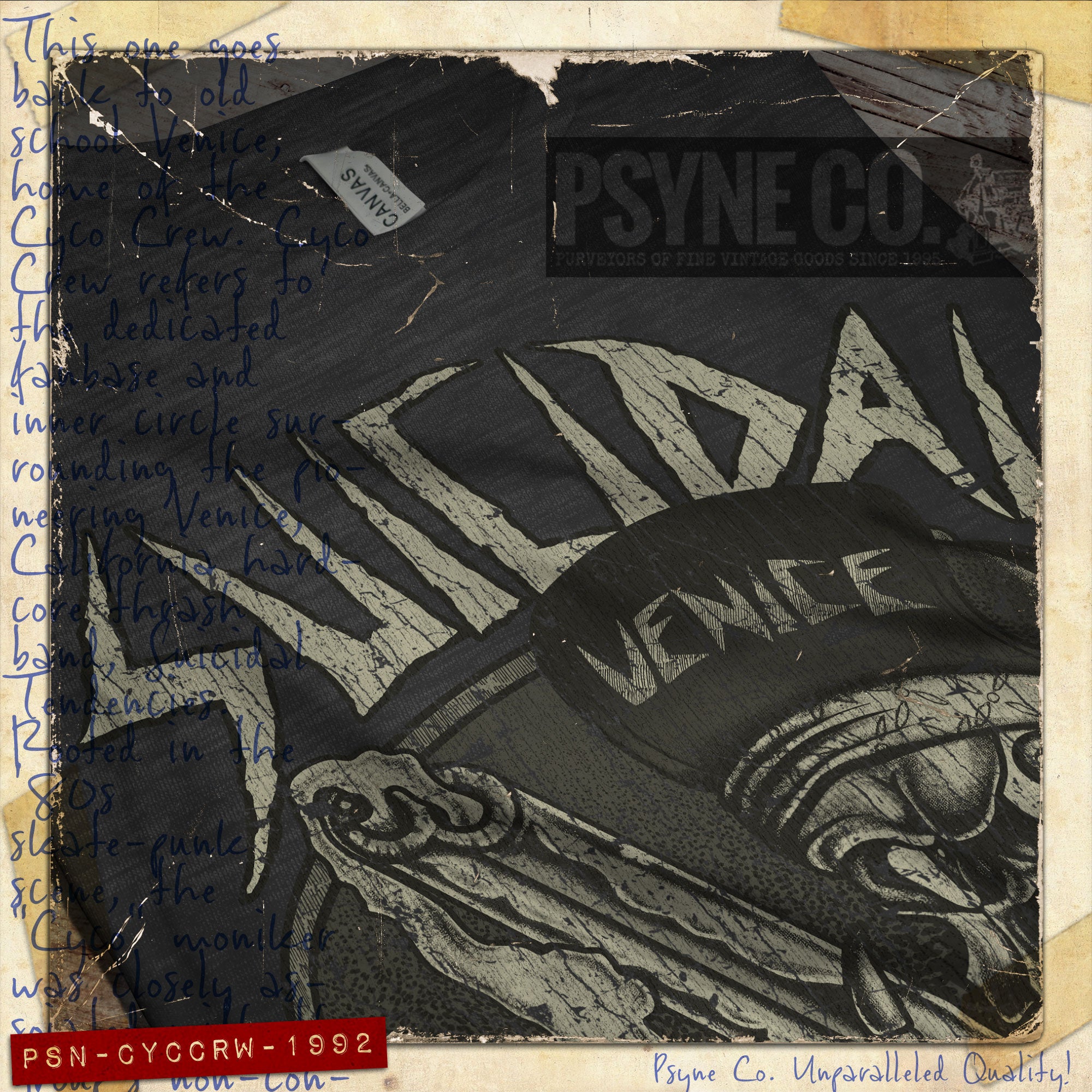 Cyco Crew 1992 Vintage Men's T-Shirt
