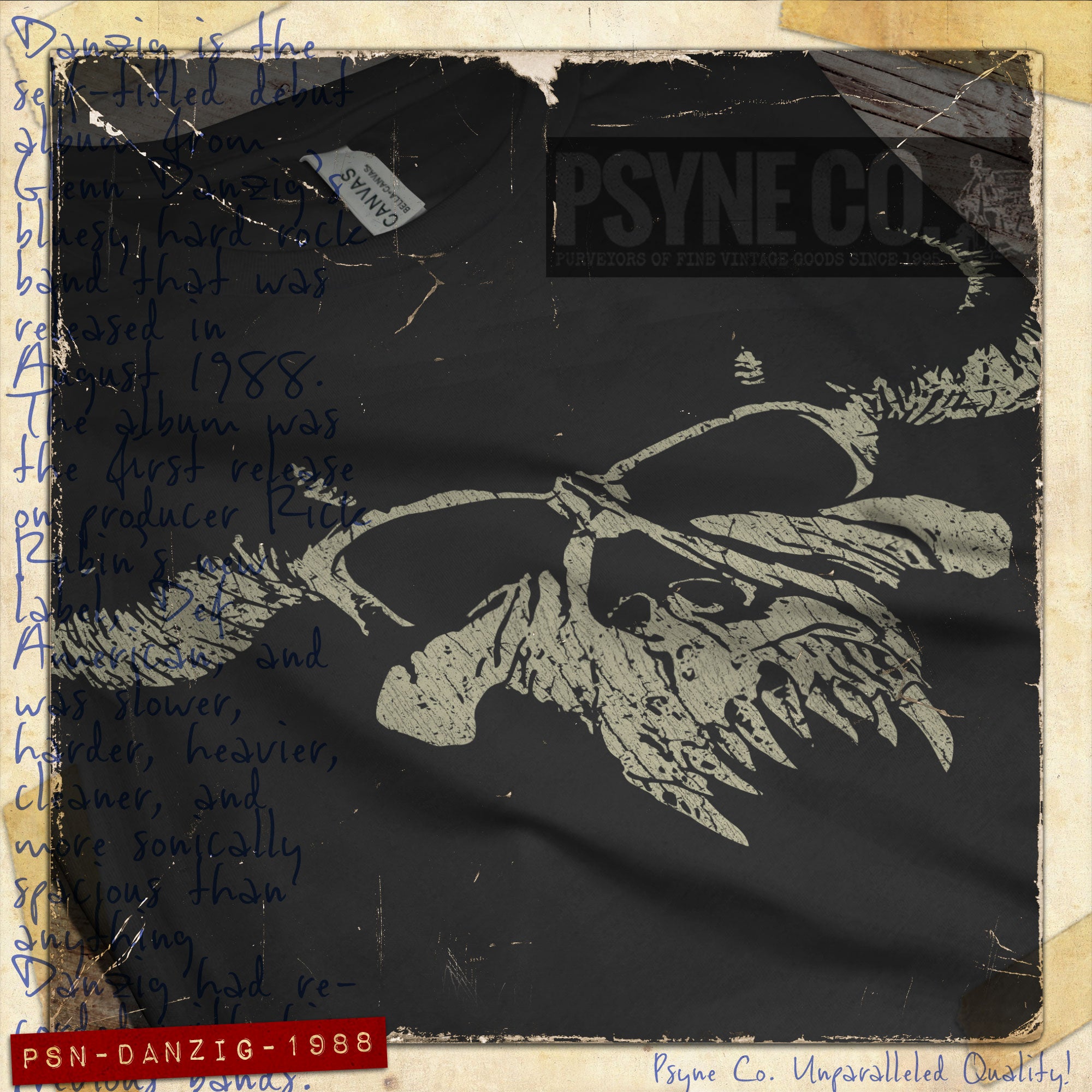 Danzig I 1988 Vintage Men's T-Shirt