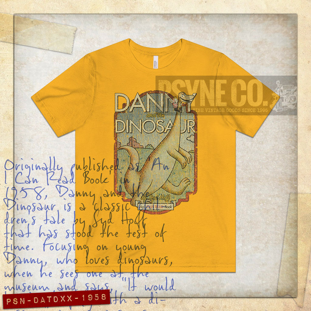 Danny and the Dinosaur 1958 Vintage Men's T-Shirt
