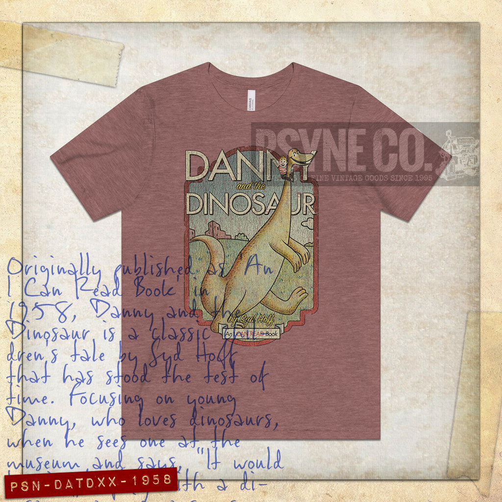 Danny and the Dinosaur 1958 Vintage Men's T-Shirt