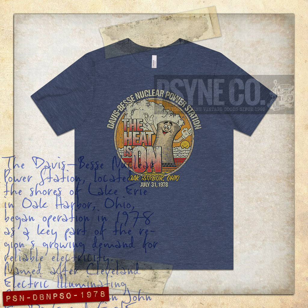 Davis–Besse Nuclear Power Station 1978 Vintage Men's T-Shirt