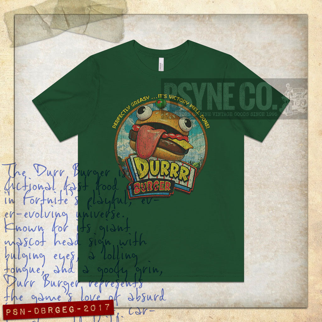 Durrr Burger Perfectly Greasy 2017 Vintage Men's T-Shirt