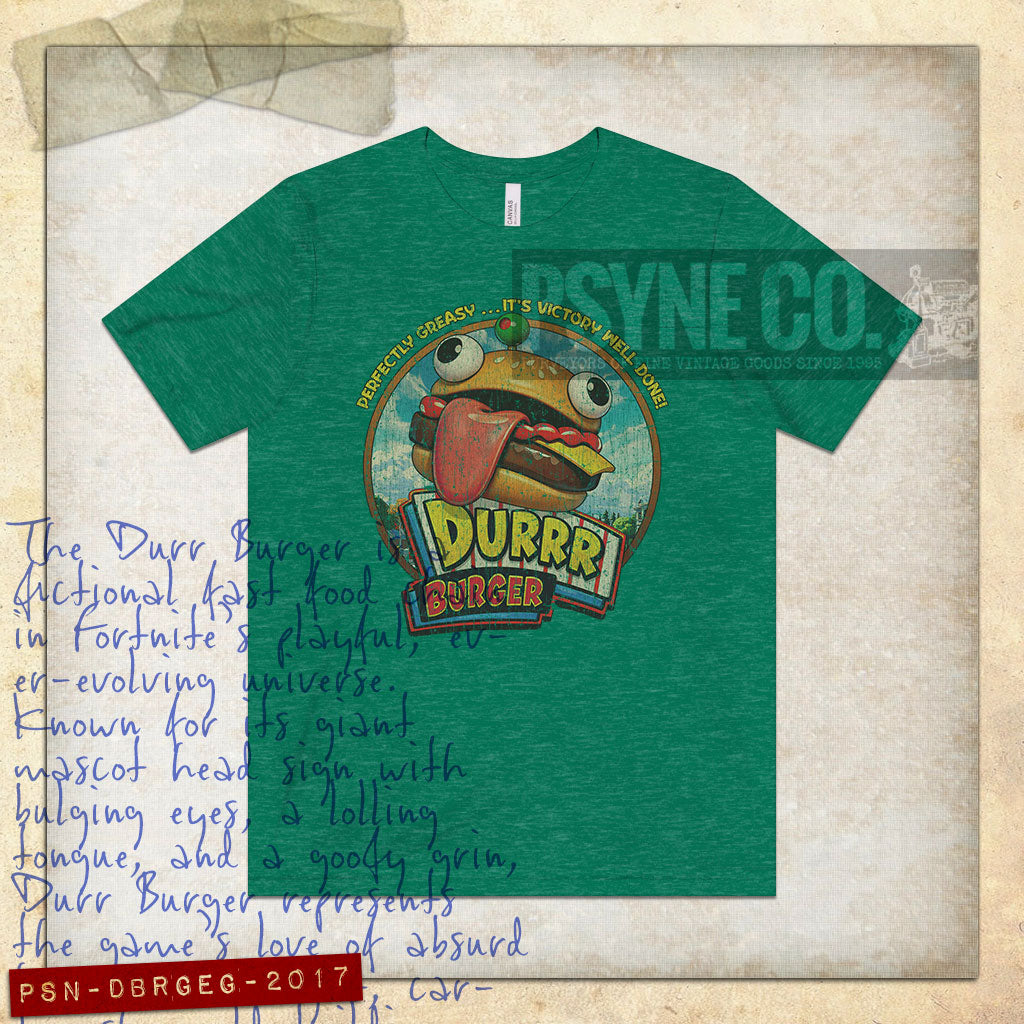 Durrr Burger Perfectly Greasy 2017 Vintage Men's T-Shirt