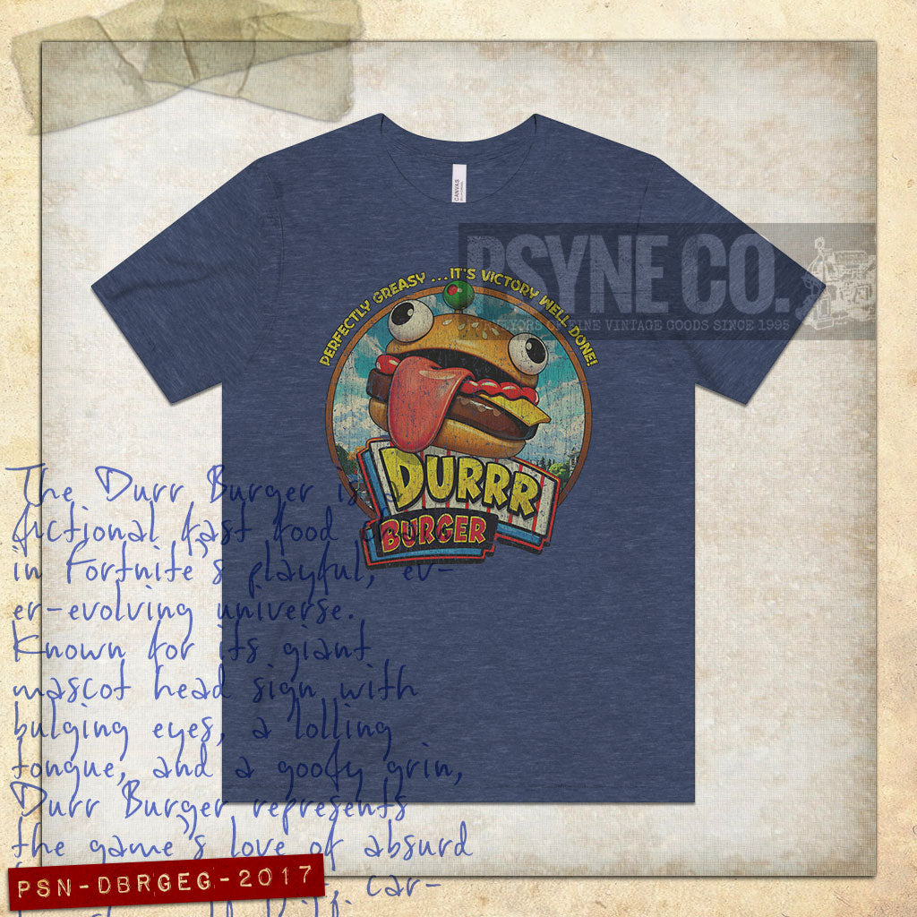 Durrr Burger Perfectly Greasy 2017 Vintage Men's T-Shirt