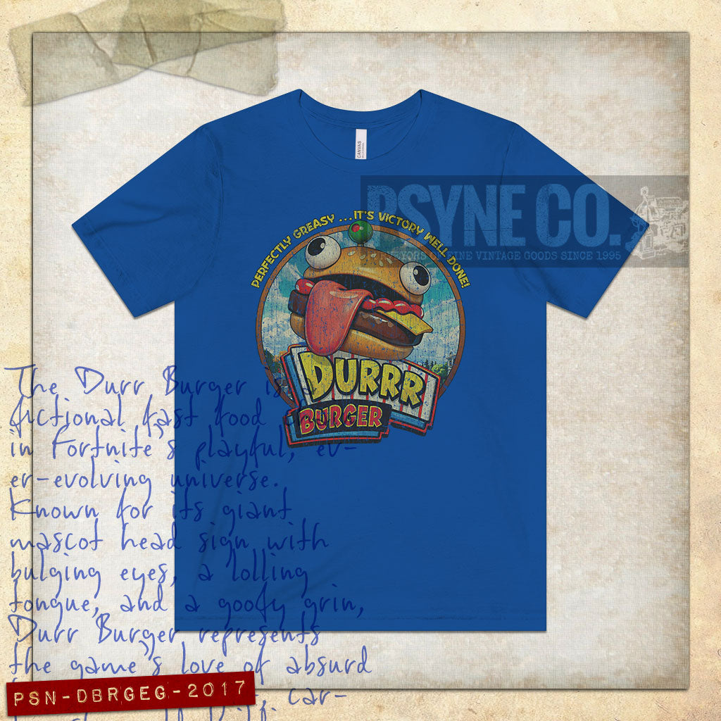 Durrr Burger Perfectly Greasy 2017 Vintage Men's T-Shirt