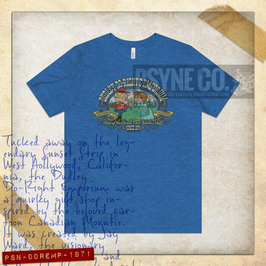 Dudley Do-Right’s Emporium 1971 Vintage Men’s T-Shirt