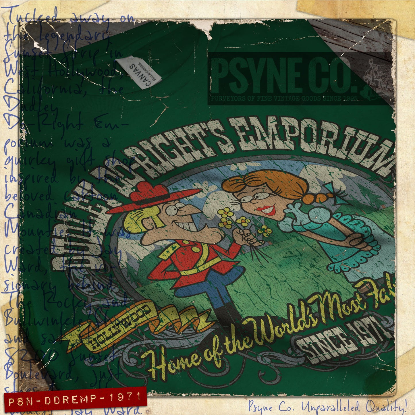 Dudley Do-Right’s Emporium 1971 Vintage Men’s T-Shirt