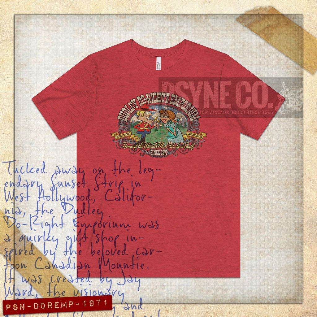 Dudley Do-Right’s Emporium 1971 Vintage Men’s T-Shirt