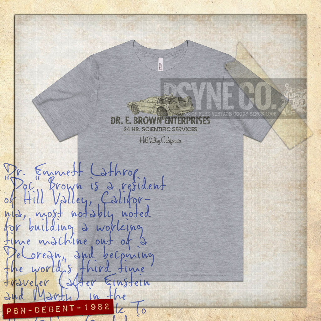 Dr. E. Brown Enterprises 1982 Vintage Men's T-Shirt