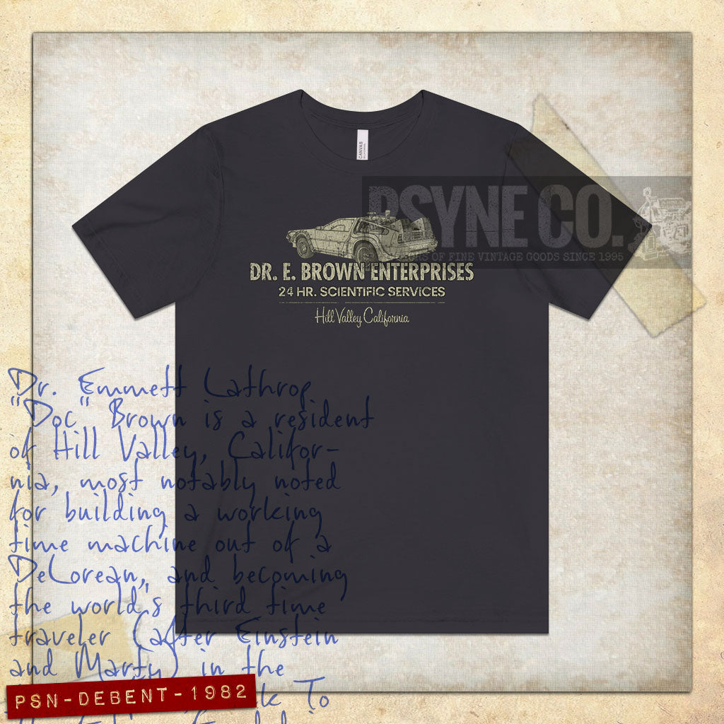 Dr. E. Brown Enterprises 1982 Vintage Men's T-Shirt