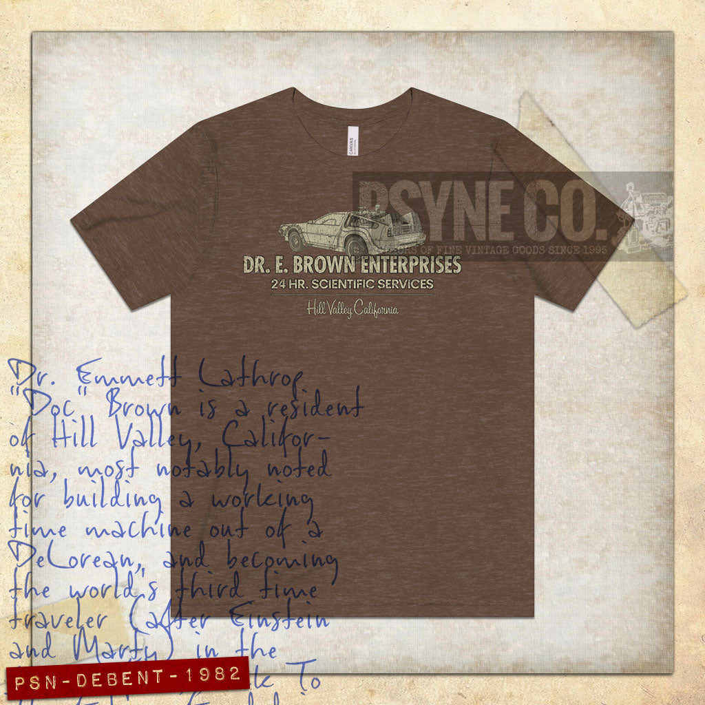 Dr. E. Brown Enterprises 1982 Vintage Men's T-Shirt