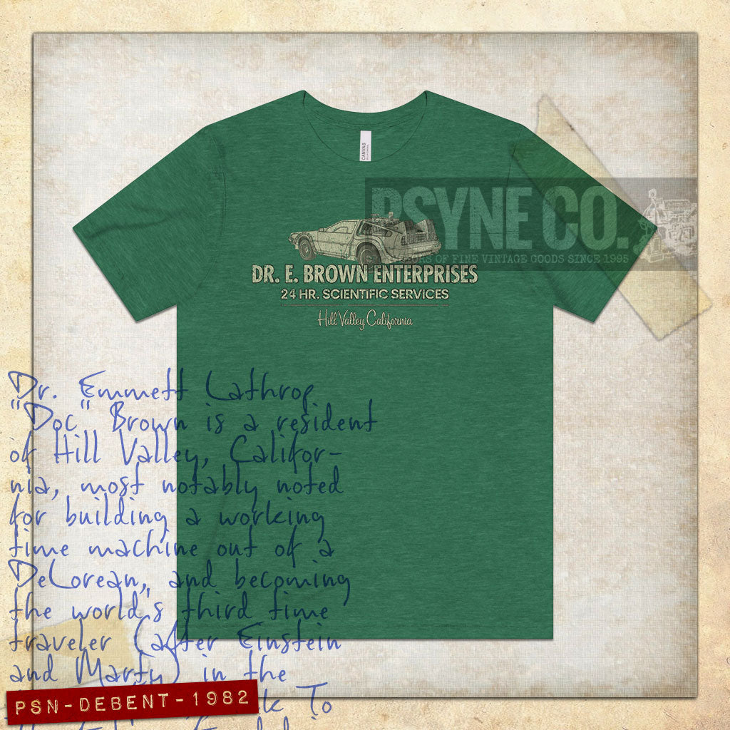 Dr. E. Brown Enterprises 1982 Vintage Men's T-Shirt