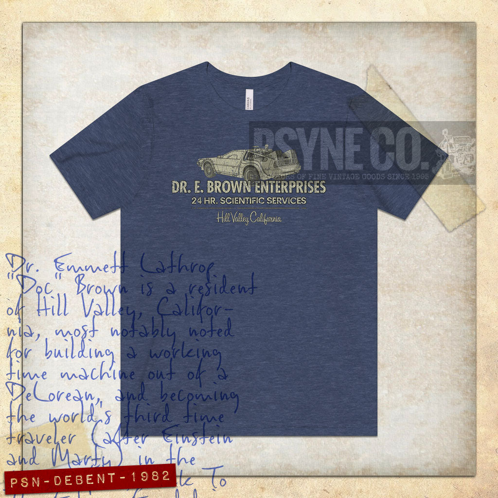 Dr. E. Brown Enterprises 1982 Vintage Men's T-Shirt