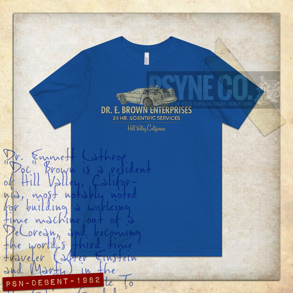 Dr. E. Brown Enterprises 1982 Vintage Men's T-Shirt