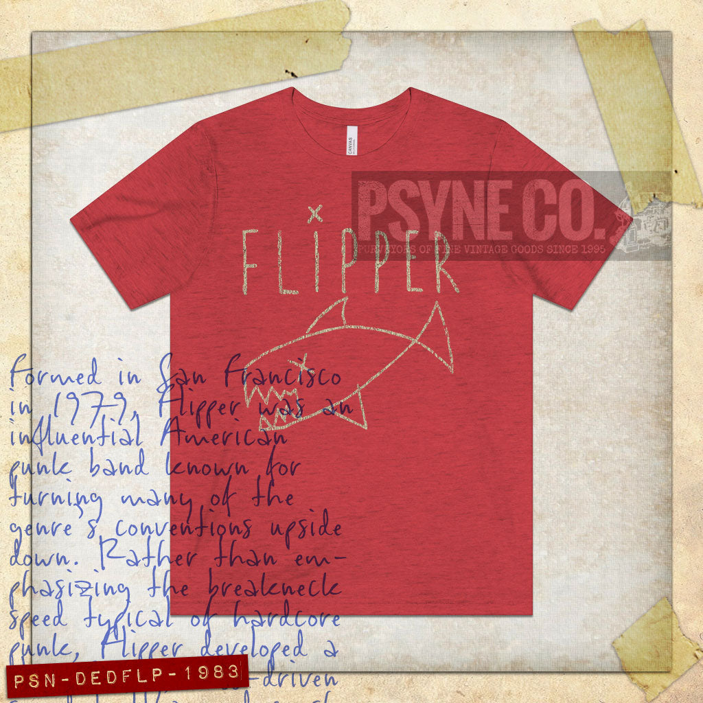 Dead Flipper 1993 Vintage Men's T-Shirt