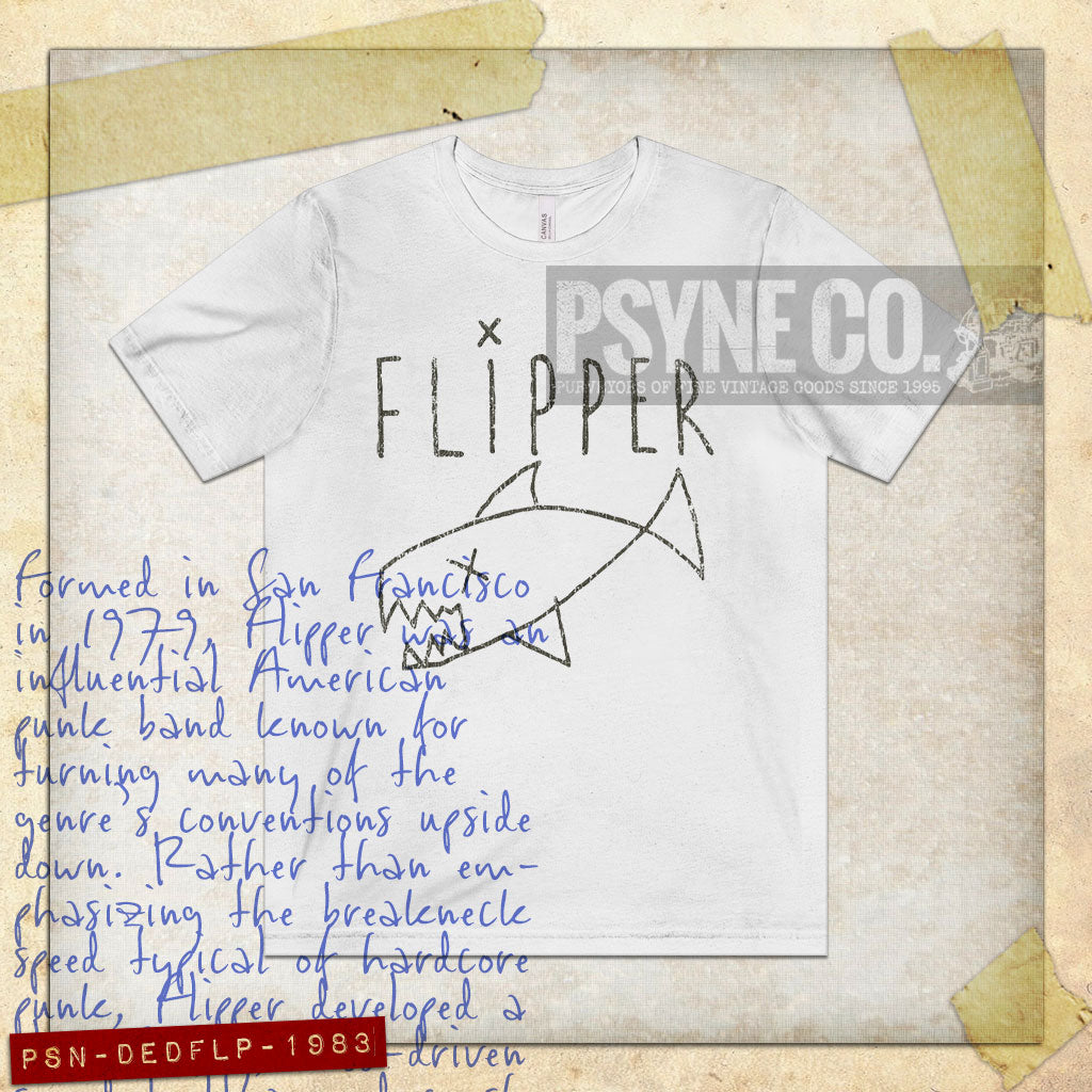 Dead Flipper 1993 Vintage Men's T-Shirt