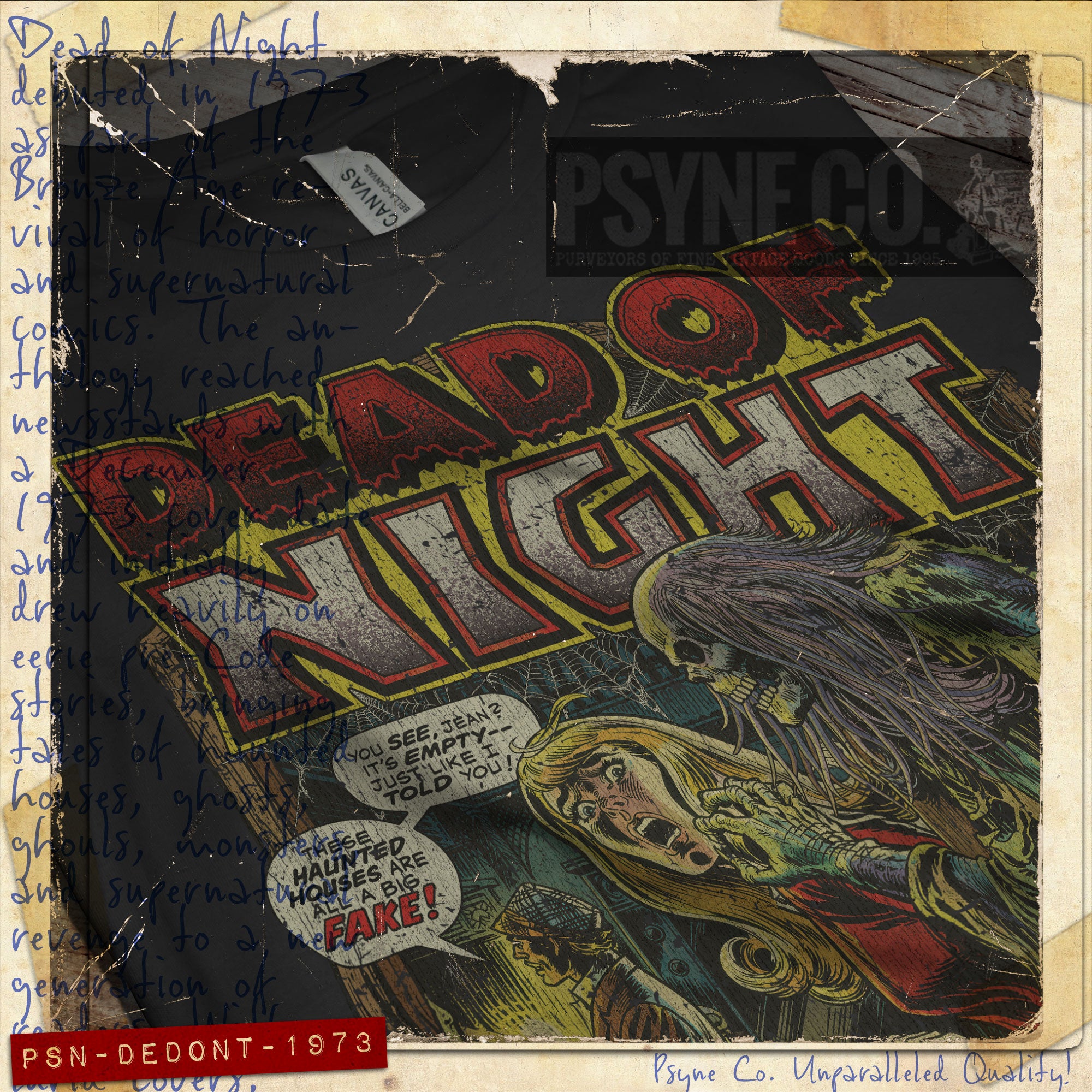 Dead of Night 1973 Vintage Men's T-Shirt