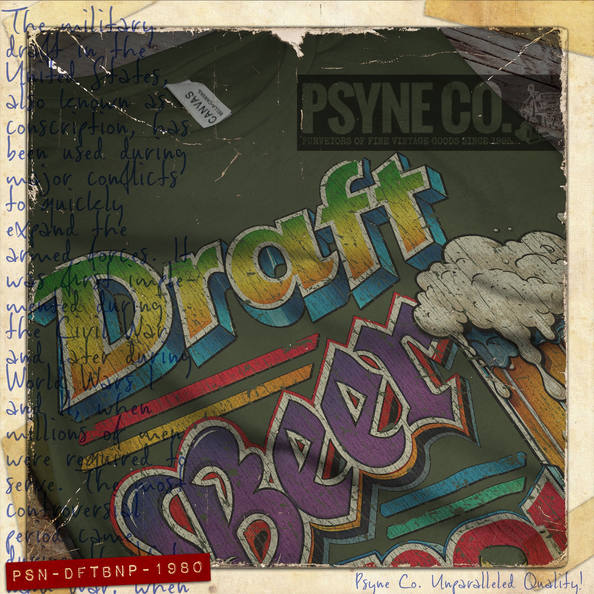 Draft Beer Not People 1980 Vintage Men's T-Shirt