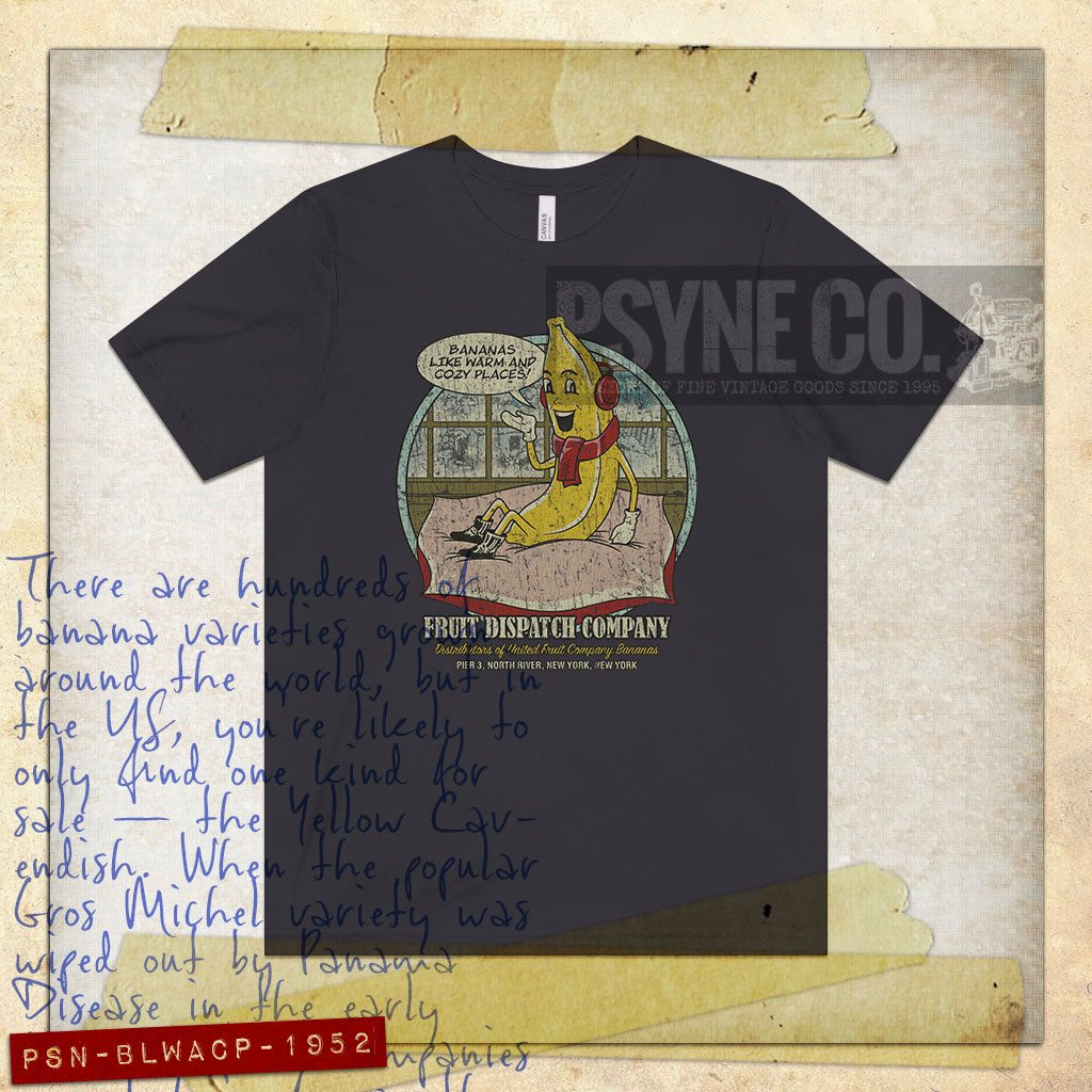 Bananas Like Warm and Cozy Places 1952 Vintage Men's T-Shirt
