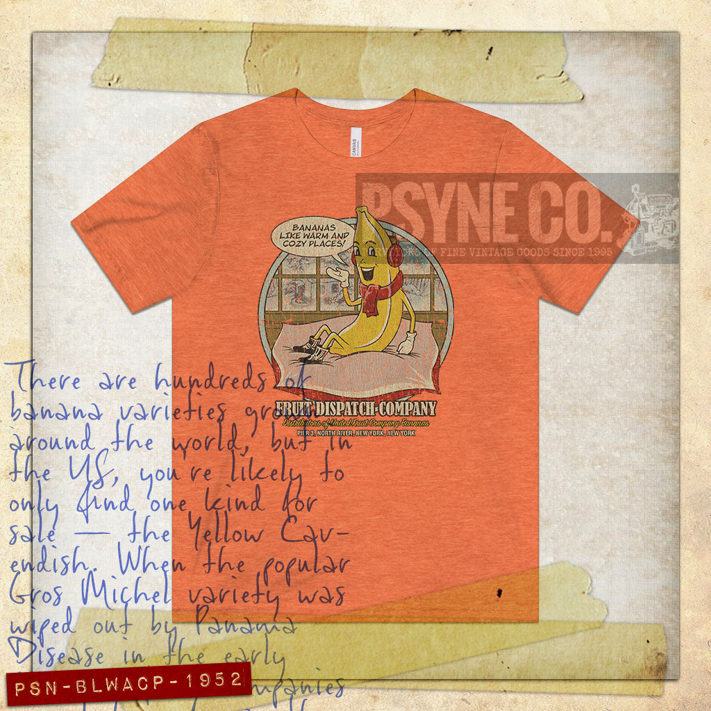 Bananas Like Warm and Cozy Places 1952 Vintage Men's T-Shirt