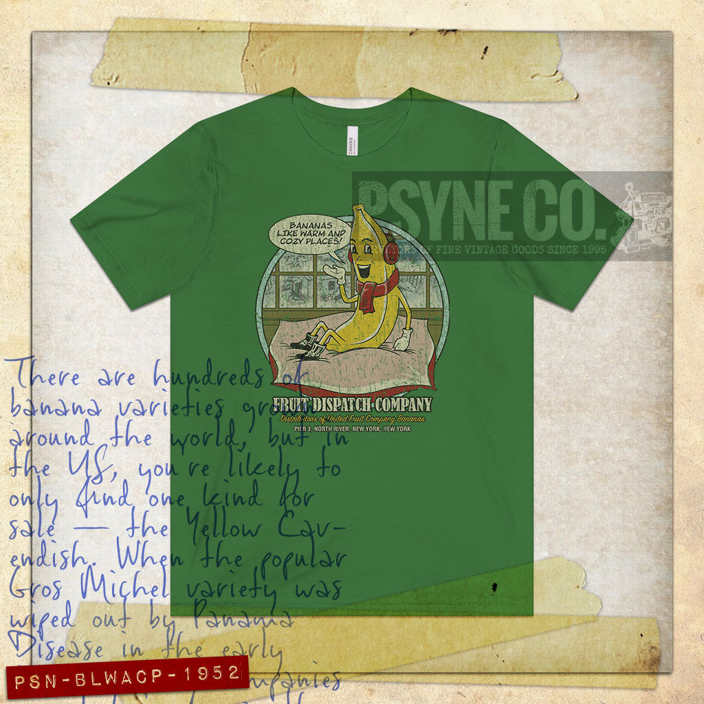 Bananas Like Warm and Cozy Places 1952 Vintage Men's T-Shirt